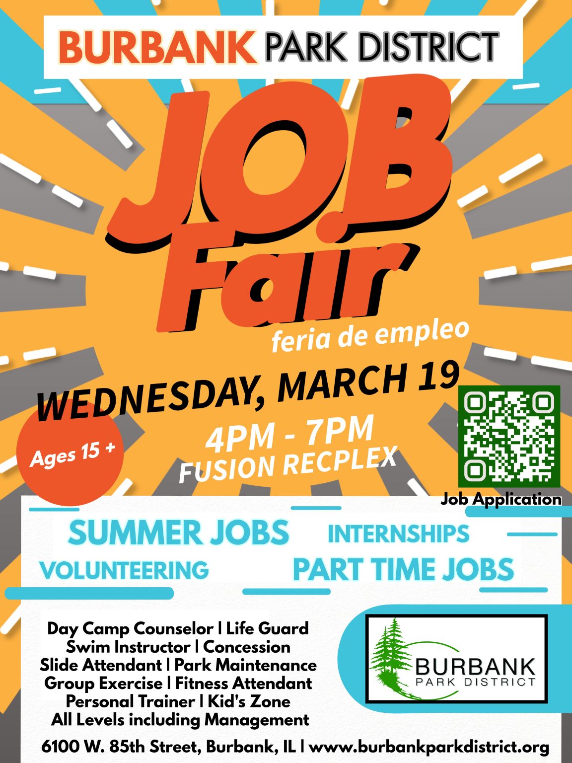 Summer Job Fair Poster Template (2)